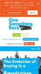 Mobile Screenshot of givesomethingback.com